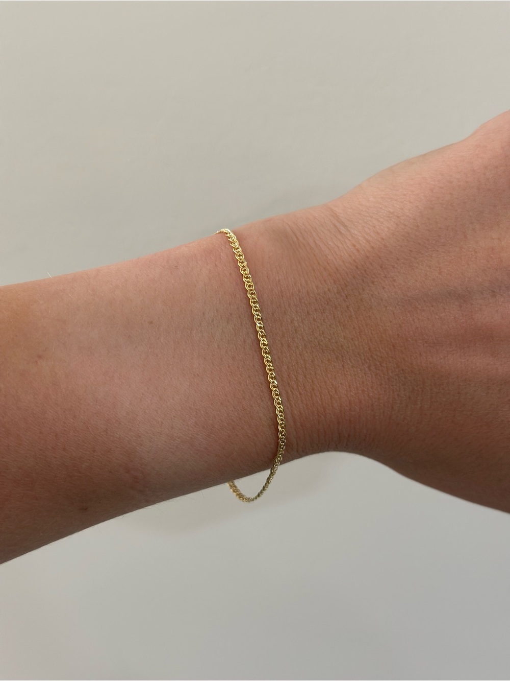 10k Gold Nona Link Bracelet - Women’s Minimalist Jewelry